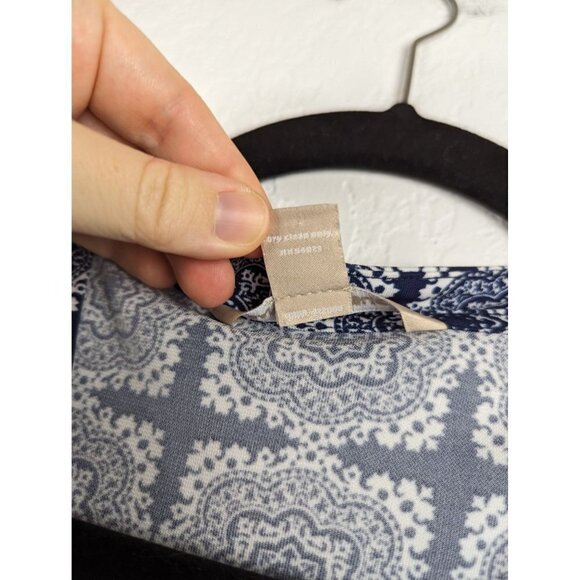 Banana Republic Womens Mini Dress Size XS Sleeveless V-Neck Office Career Blue - Picture 4 of 7